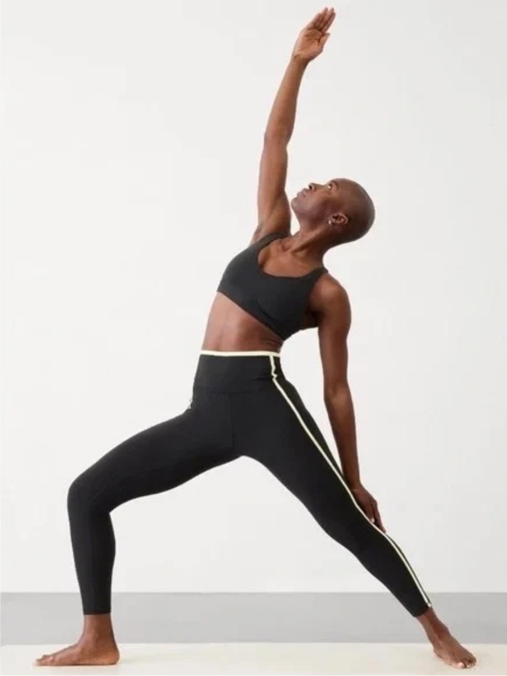 Athleta Ultra High Rise Elation 7/8 Tight Black/Glow